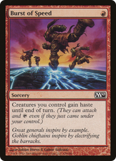 Estouro Veloz / Burst of Speed - Magic: The Gathering - MoxLand
